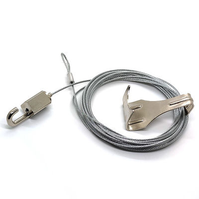 गैलरी आर्ट हुक केबल ग्रिपर नायलॉन तार रस्सी लटकन चित्र के लिए लूप के साथ