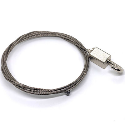 स्वयं ताला लगाने वाला पीतल केबल ग्रिपर हैंगर साइनेज केबल हैंगिंग सिस्टम