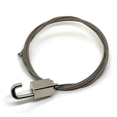 स्वयं ताला लगाने वाला पीतल केबल ग्रिपर हैंगर साइनेज केबल हैंगिंग सिस्टम