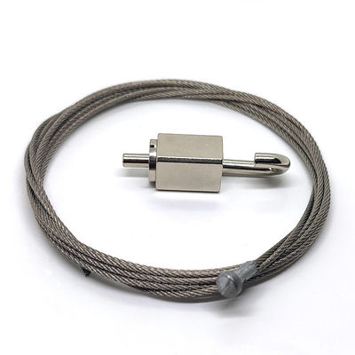 स्वयं ताला लगाने वाला पीतल केबल ग्रिपर हैंगर साइनेज केबल हैंगिंग सिस्टम