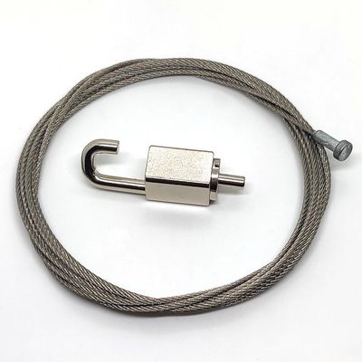 स्वयं ताला लगाने वाला पीतल केबल ग्रिपर हैंगर साइनेज केबल हैंगिंग सिस्टम