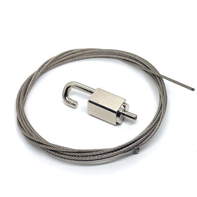 स्वयं ताला लगाने वाला पीतल केबल ग्रिपर हैंगर साइनेज केबल हैंगिंग सिस्टम