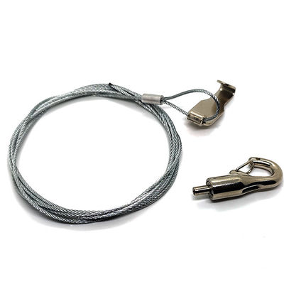 गैलरी हैंगिंग सिस्टम ट्रैक एक्सेसरी केबल ग्रिपर साइन हैंगिंग के लिए स्नैप हुक