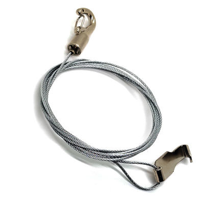 गैलरी हैंगिंग सिस्टम ट्रैक एक्सेसरी केबल ग्रिपर साइन हैंगिंग के लिए स्नैप हुक