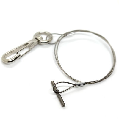 स्टेनलेस स्टील के तार रस्सी रस्सी केबल के साथ अंत फिटिंग पौधों के लिए बर्तन लटकन