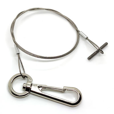 स्टेनलेस स्टील के तार रस्सी रस्सी केबल के साथ अंत फिटिंग पौधों के लिए बर्तन लटकन