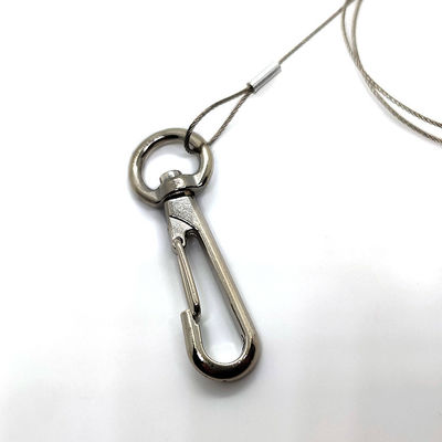 स्टेनलेस स्टील के तार रस्सी रस्सी केबल के साथ अंत फिटिंग पौधों के लिए बर्तन लटकन