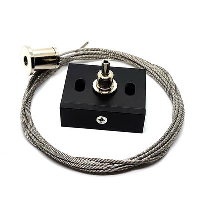 XTSC ट्रैक एल्यूमीनियम क्लिप्स लाइट्स के लिए पीतल केबल ग्रिपर हैंगिंग सिस्टम के साथ