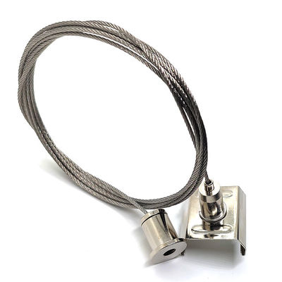 एक्सटीएससी ट्रैक के लिए एल्यूमीनियम पैनल क्लिप के साथ वायर केबल ग्रिपर सस्पेंशन किट