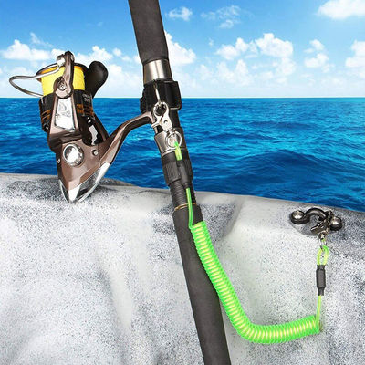 पेशेवर समायोज्य वापस लेने योग्य सुरक्षा प्लास्टिक लेपित स्प्रिंग स्टील कुंडलित उपकरण डोरी