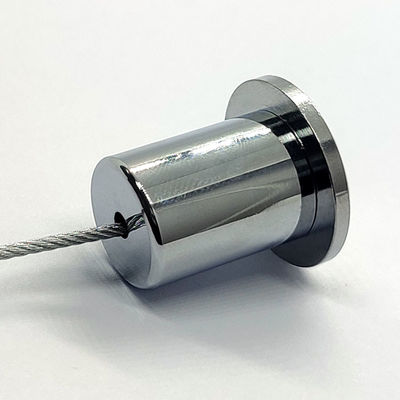 पीतल क्रोम छत युग्मक लगाव स्टील तार रस्सी छत कनेक्टर