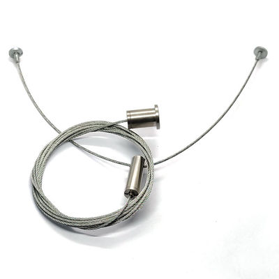 एडजस्ट केबल ग्रिपर और स्टेनलेस वायर रोप के साथ लाइट सस्पेंशन किट