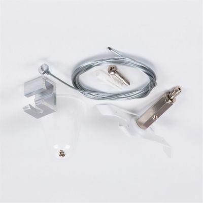 वायर सीलिंग ग्रिपर क्लैंप होल्डर मेटल के साथ ट्रैक लाइटिंग सस्पेंशन किट