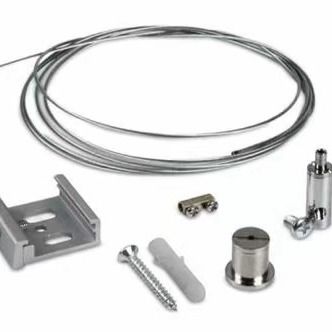 वायर सीलिंग ग्रिपर क्लैंप होल्डर मेटल के साथ ट्रैक लाइटिंग सस्पेंशन किट