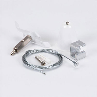 एलईडी रैखिक ट्रंकिंग सस्पेंशन किट प्रकाश व्यवस्था तार लटकन जुड़नार