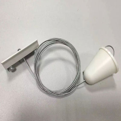 एलईडी ट्रैक लाइटिंग सस्पेंशन किट वायर हैंगिंग किट ट्रैक क्लिप के साथ केबल ग्रिपर