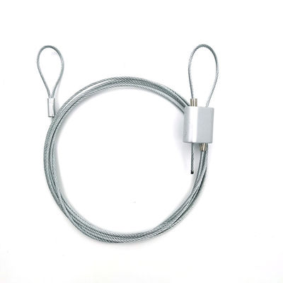 लाइटिंग के लिए त्वरित समायोजक केबल फिक्स्चर ब्रास लूपिंग ग्रिपर वायर रोप सस्पेंशन सिस्टम