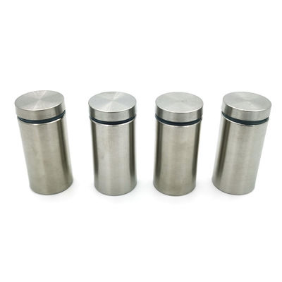 3/4 इंच स्टेनलेस स्टील ग्लास साइन माउंट दीवार घुड़सवार सिग्नल के लिए पेंच कवर