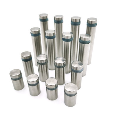 स्टेनलेस स्टील 316 वॉल साइन स्टैंडऑफ़ माउंटिंग हार्डवेयर स्टैंडऑफ़ कैप साइन होल्डर ऐक्रेलिक डिस्प्ले के लिए