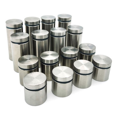 खोखले विज्ञापन स्टैंडऑफ फिक्सिंग क्लैंप डिस्प्ले क्लिप स्टेनलेस स्टील विज्ञापन पेंच