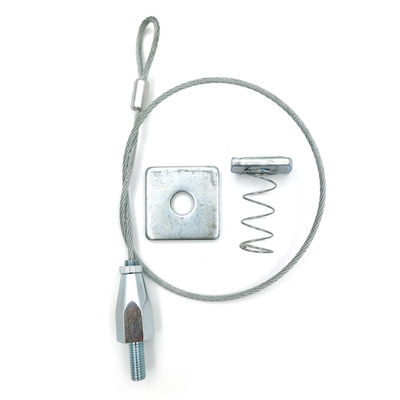 स्टेनलेस स्टील तार रस्सी eyelets और ग्रिपर केबल हैंगर के साथ समर्थन निर्धारण निलंबन लटकन किट