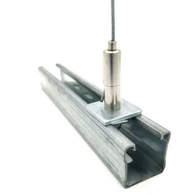 फ्लेमिश आई वायर रोप स्लिंग और वायर सीलिंग ग्रिपर के साथ सपोर्टेज फिक्सेशन 3 इंच सस्पेंशन किट