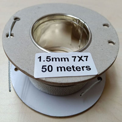 थोक में स्टॉक 304 स्टेनलेस स्टील स्लिंग केबल गैल्वेनाइज्ड स्टील वायर रोप