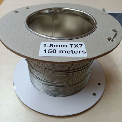 थोक में स्टॉक 304 स्टेनलेस स्टील स्लिंग केबल गैल्वेनाइज्ड स्टील वायर रोप