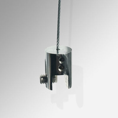 एल्यूमीनियम पीतल स्व-लॉकिंग वायर केबल डिस्प्ले सिस्टम साइनेज और विज्ञापन चित्र के लिए