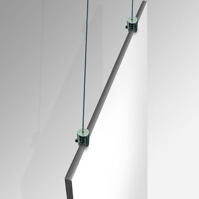 एल्यूमीनियम पीतल स्व-लॉकिंग वायर केबल डिस्प्ले सिस्टम साइनेज और विज्ञापन चित्र के लिए