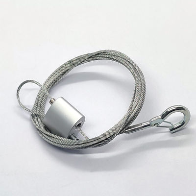 समायोज्य केबल साइन हैंगिंग सिस्टम वायर क्लिप दो तरफा केबल लूपिंग ग्रिपर लाइटिंग सस्पेंशन के लिए