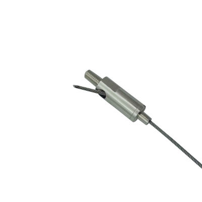 लटकती प्रकाश व्यवस्था और प्रदर्शन के लिए पुरुष धागे के साथ कस्टम तार केबल ग्रिपर