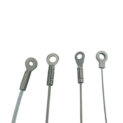 कस्टम मेड हार्डवेयर 7x7 सेमी 7x19 सेमी स्टेनलेस स्टील वायर रोप स्लिंग