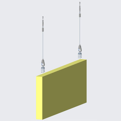 Hook Cable Suspension Kit Looping Gripper Hanging System For Acoustic Ceiling Tiles