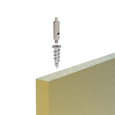 एंजेल हैंगर केबल सस्पेंशन किट कनेक्ट अवशोषक एंकर पॉलिएस्टर फाइबर ध्वनिक पैनल