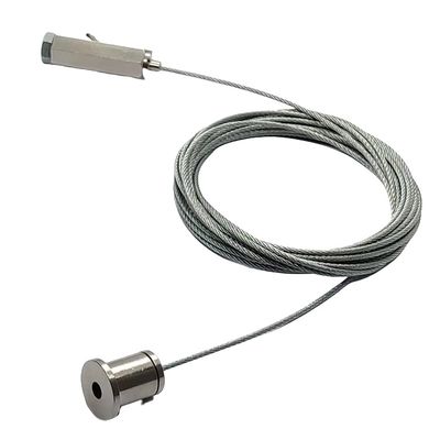 स्टेनलेस स्टील के सस्पेंडेड वायर सीलिंग लाइटिंग सिस्टम किट