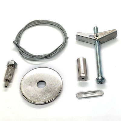 पैनल लाइट्स के लिए स्टेनलेस स्टील एलईडी लाइटिंग सस्पेंशन किट