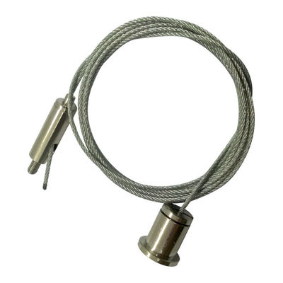 संक्षारण प्रतिरोधी उच्च शक्ति निकेल रंग केबल ग्रिपर तार रस्सी क्लिप सुरक्षित लगाव के लिए