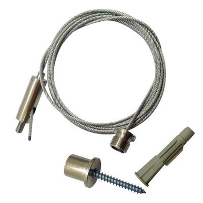 संक्षारण प्रतिरोधी उच्च शक्ति निकेल रंग केबल ग्रिपर तार रस्सी क्लिप सुरक्षित लगाव के लिए