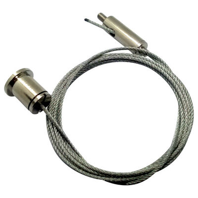 संक्षारण प्रतिरोधी उच्च शक्ति निकेल रंग केबल ग्रिपर तार रस्सी क्लिप सुरक्षित लगाव के लिए