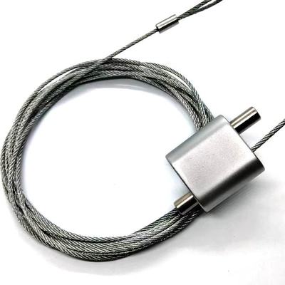 आसान इंस्टाल हैंगिंग सिस्टम के लिए 5000 N ब्रेक लोड और 30*30MM आकार के साथ स्टेनलेस स्टील केबल लूपिंग ग्रिपर