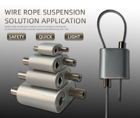 25*25एमएम स्टेनलेस स्टील केबल ग्रिपर छत माउंटिंग और सुरक्षित कनेक्शन के लिए