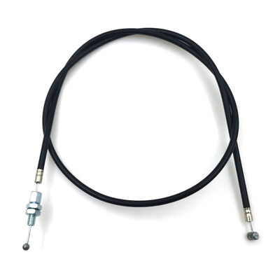 पीवीसी कोटिंग स्टील सामान हैंडल जस्ती स्टील लंबी ब्रेक केबल तार रस्सी डबल टर्मिनल आँख अंत