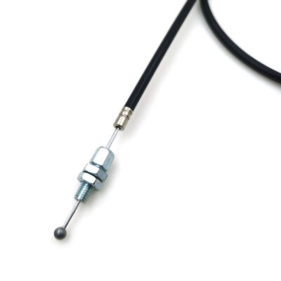 पीवीसी कोटिंग स्टील सामान हैंडल जस्ती स्टील लंबी ब्रेक केबल तार रस्सी डबल टर्मिनल आँख अंत