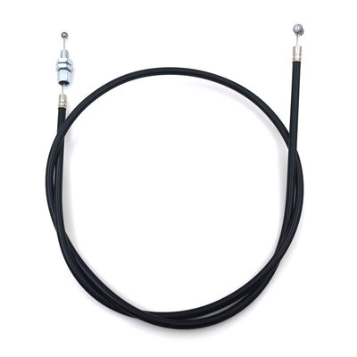 पीवीसी कोटिंग स्टील सामान हैंडल जस्ती स्टील लंबी ब्रेक केबल तार रस्सी डबल टर्मिनल आँख अंत