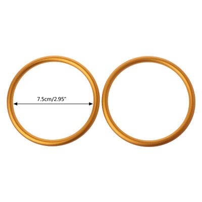 एर्गोनोमिक बेबी 6063 एल्यूमीनियम स्लिंग रिंग आसान पहनें