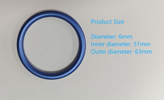 कस्टमाइज़ेबल ब्लू एनोडाइजिंग फ़िनिश रिंग स्लिंग रिंग्स आरामदायक टिकाऊ बेबी कैरियर के लिए