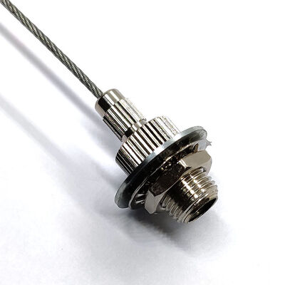 गुणवत्ता आश्वासन 18 मिमी फास्टन केबल क्लिप 90 डिग्री तार रस्सी ग्रिपर आउटडोर उपयोग के लिए