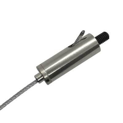 निलंबित छत आयोजक तार रस्सी क्लैंपिंग ग्रिपर्स के लिए स्टेनलेस स्टील केबल ग्रिपर बाहरी थ्रेड शामिल