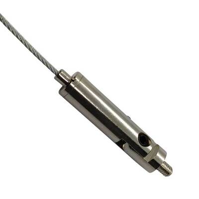 निलंबित छत आयोजक तार रस्सी क्लैंपिंग ग्रिपर्स के लिए स्टेनलेस स्टील केबल ग्रिपर बाहरी थ्रेड शामिल